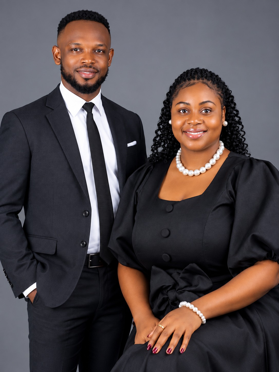 Douglas Eje Ondor and Nguveren Monica Dzuamo